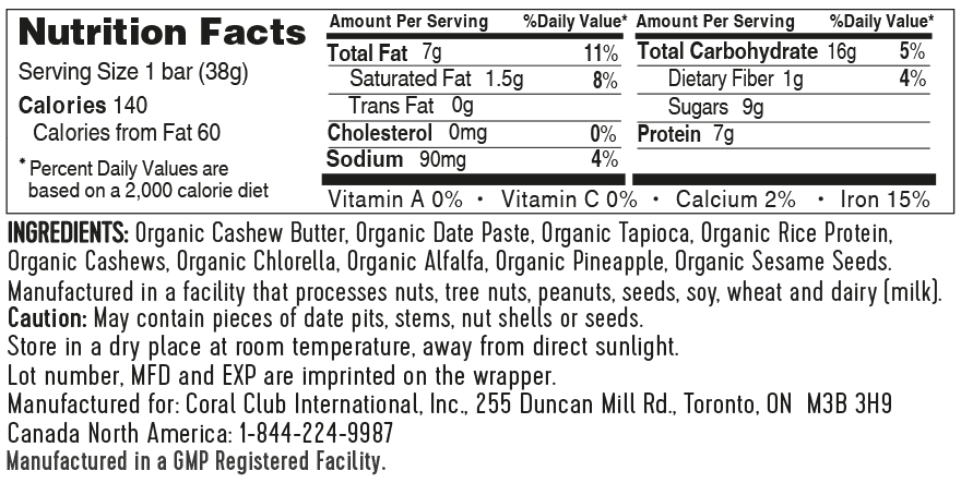SuperChlorella Bar - miniatura 2