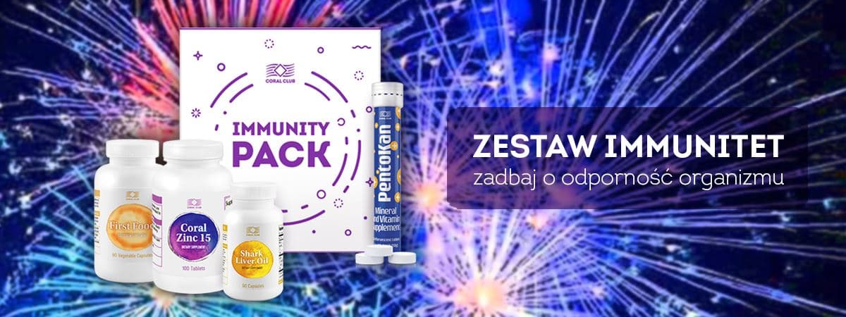 Immunity Pack - zestaw na odporność firmy Coral Club.